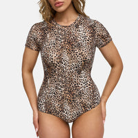 T-shirt bodysuit met ronde hals