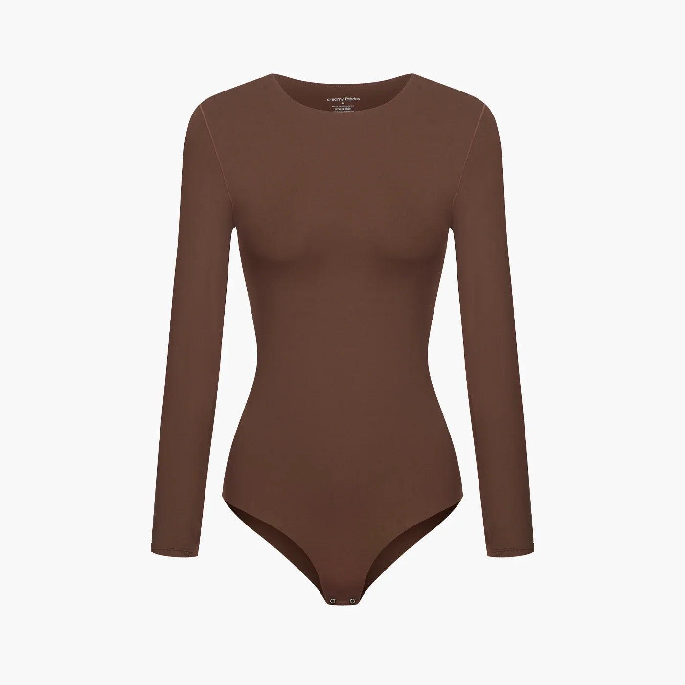 Bodysuit met lange mouwen en ronde hals