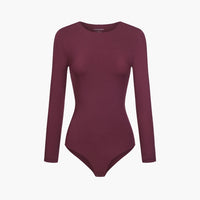 Bodysuit met lange mouwen en ronde hals