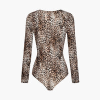 Bodysuit met lange mouwen en ronde hals