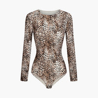 Bodysuit met lange mouwen en ronde hals