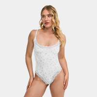 Bodysuit met kant en string