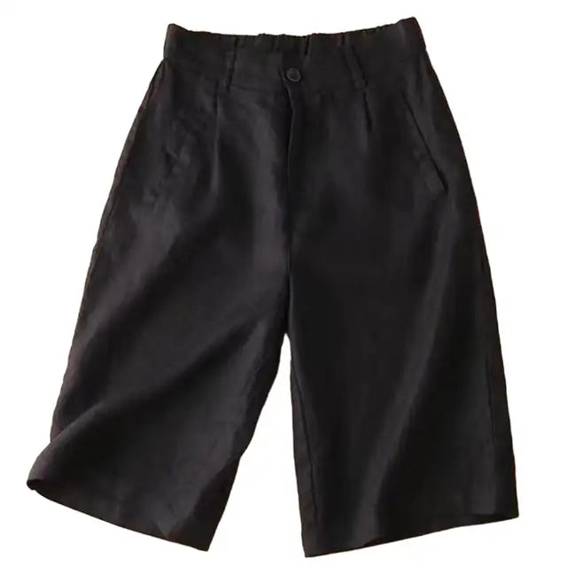 Dames Zomershorts van Linnen en Katoen – Elvira