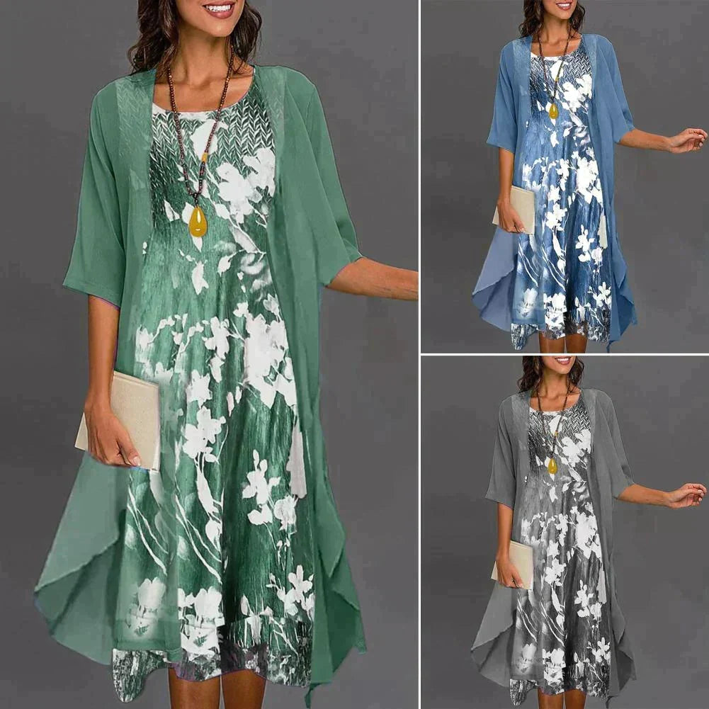 Tweedelige zomerset met bloemenprint – Théa