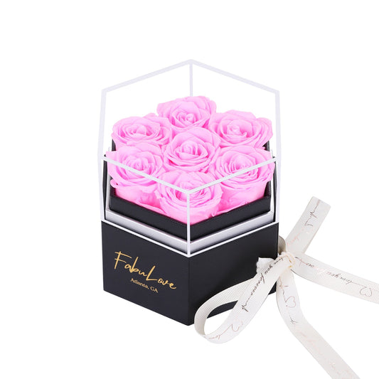 Eeuwige Rozenbox met Verborgen Ketting