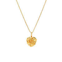 Ketting met Echte Roos Hanger