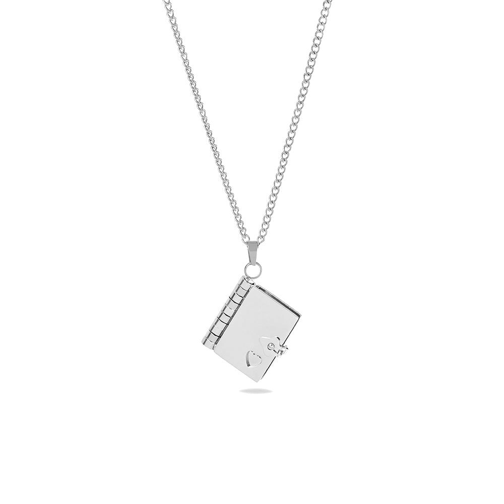 Gepersonaliseerde Boek Medaillon Ketting