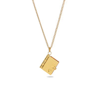 Gepersonaliseerde Boek Medaillon Ketting