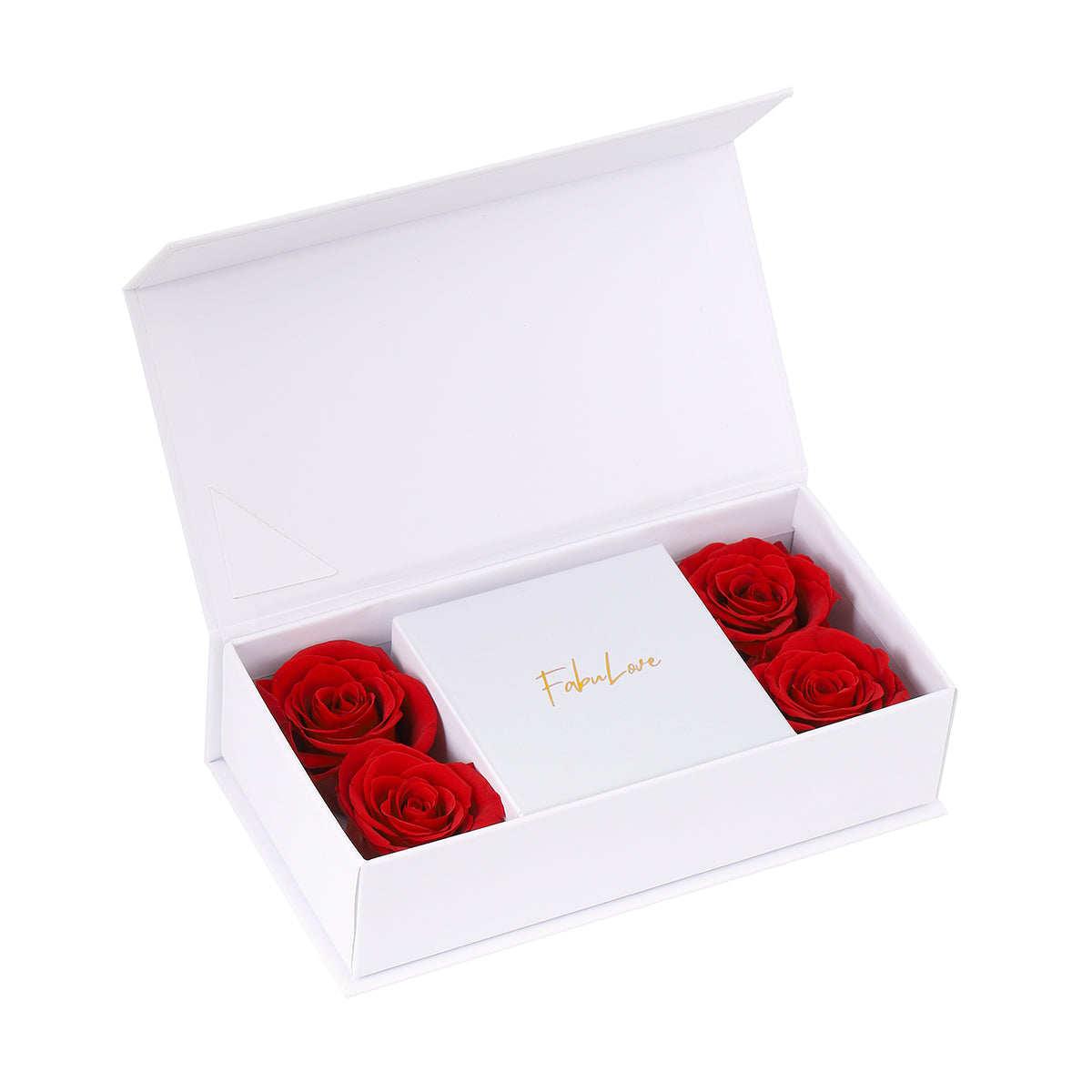 Gegraveerde Armbandenset met Eeuwige Rozenbox
