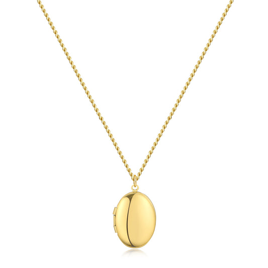 Medaillon Ketting met Initiaal