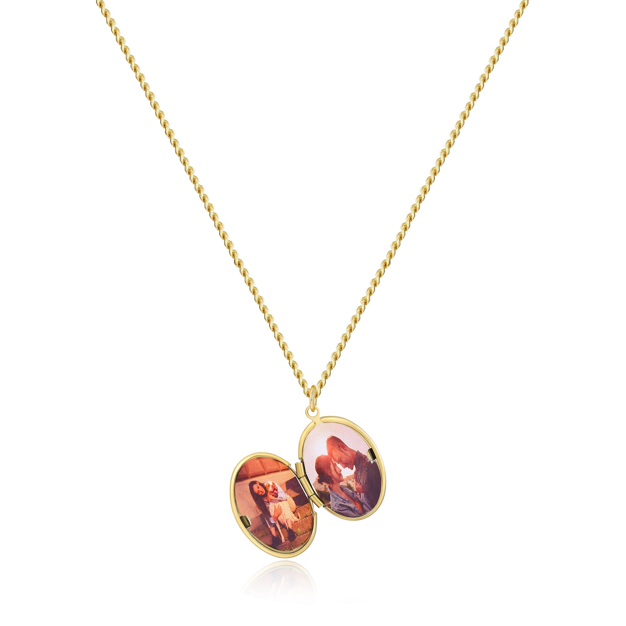 Medaillon Ketting met Initiaal