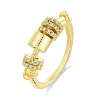 Gouden Aether Fidget Ring
