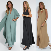 Tweedelige Maxi-jurk met Vest – Loreen