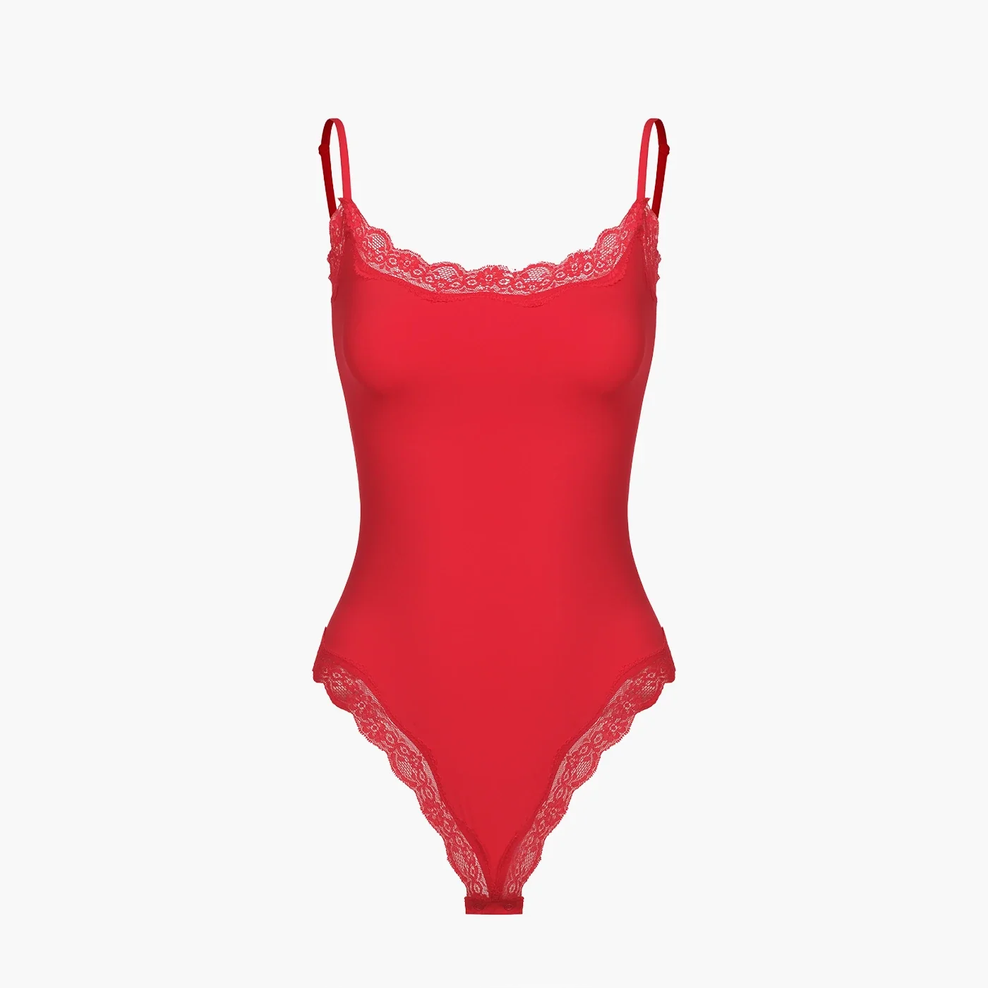 Bodysuit met kant en string