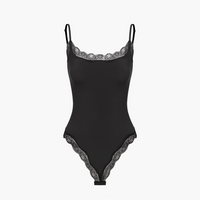 Bodysuit met kant en string