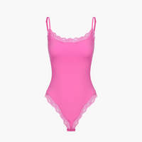 Bodysuit met kant en string