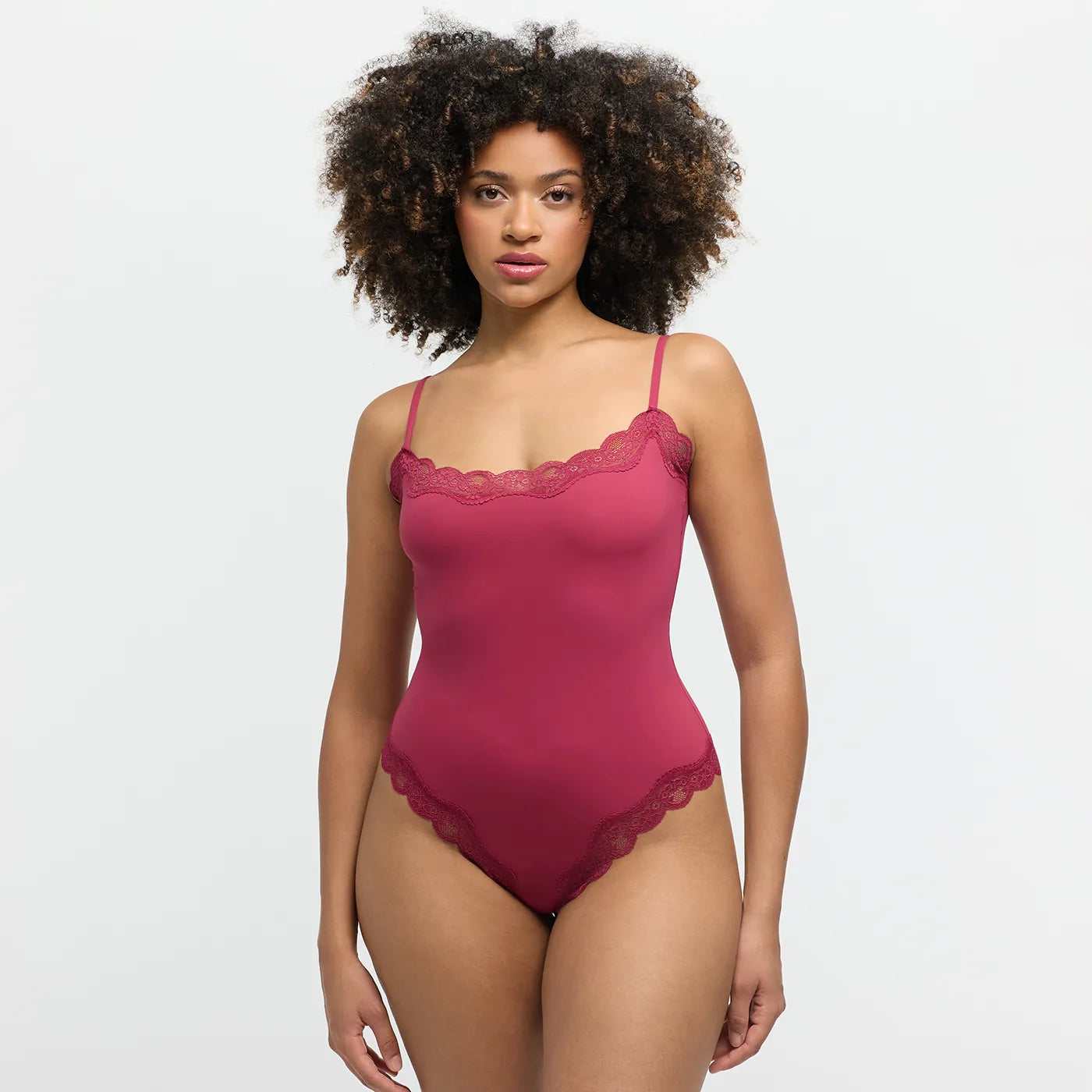 Bodysuit met kant en string