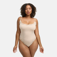 Bodysuit met kant en string