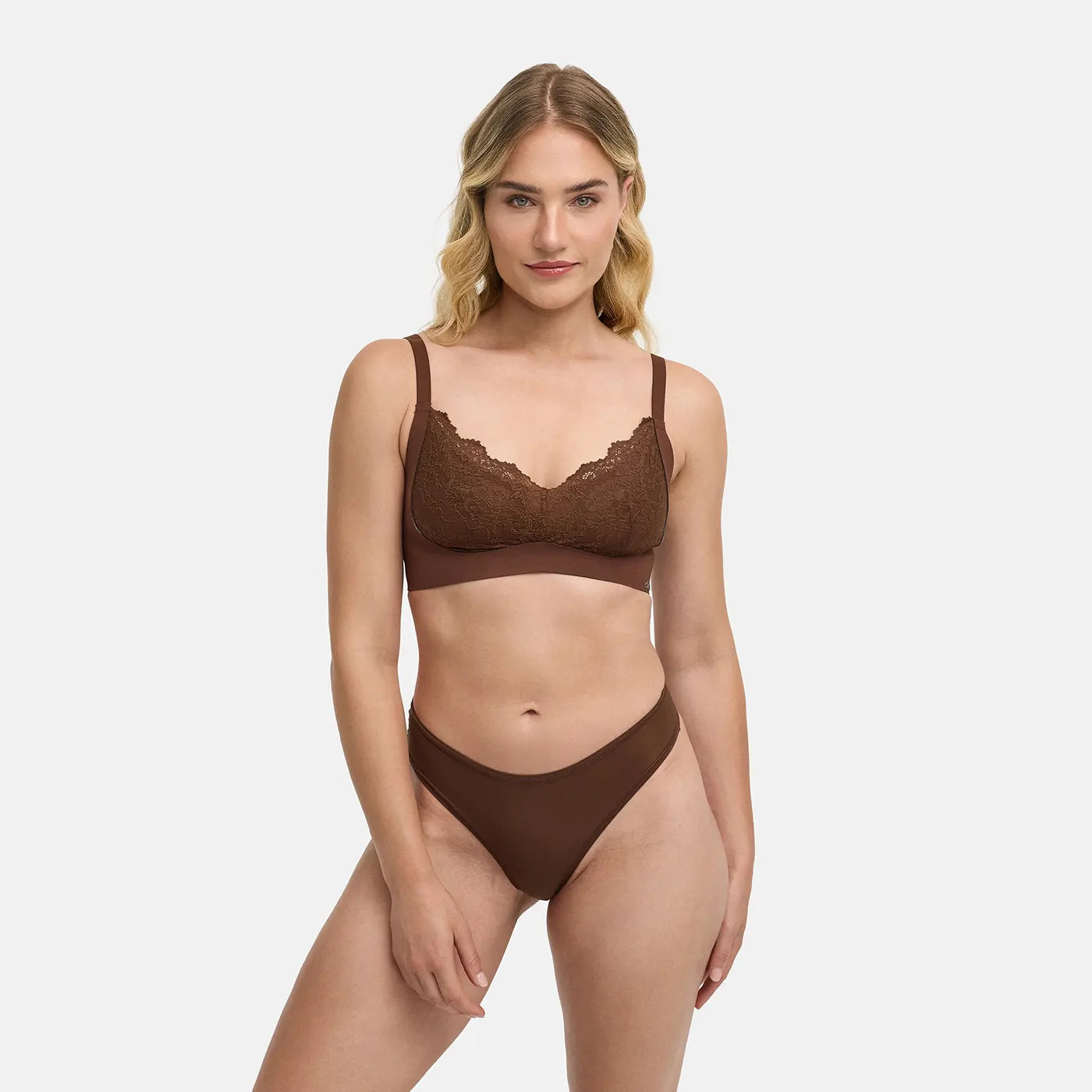 Comfort bh zonder beugel met kant