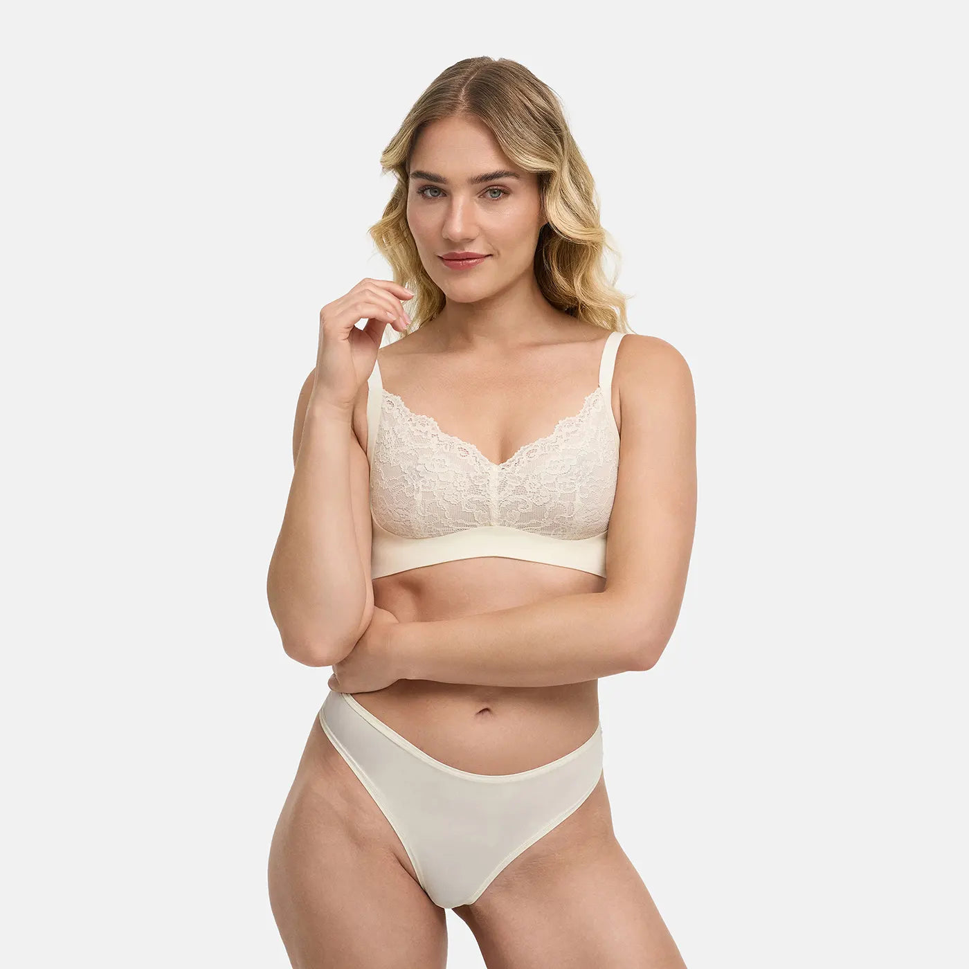 Comfort bh zonder beugel met kant