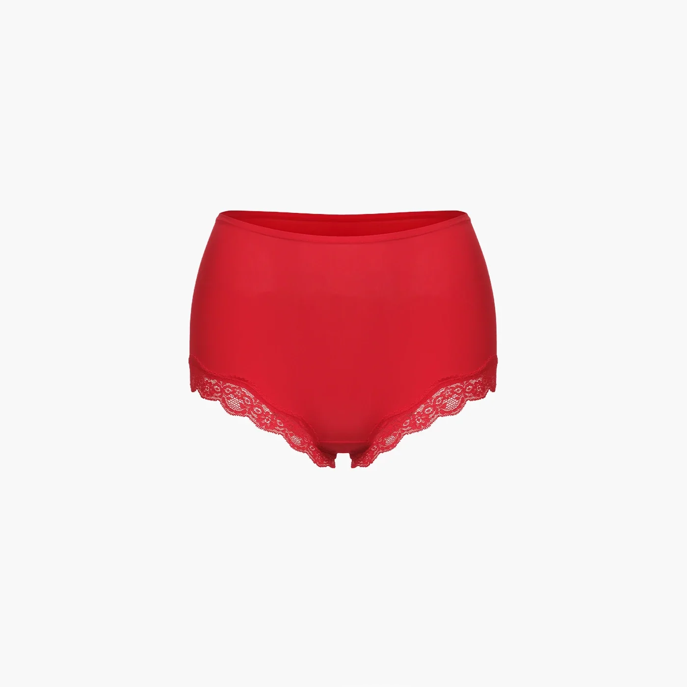 Hipster slip met kant en middelhoge pasvorm