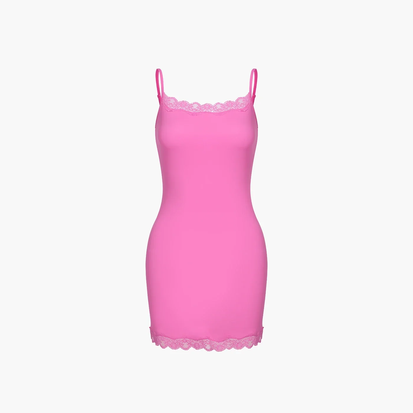 Camisole jurk met kant en verstelbare bandjes