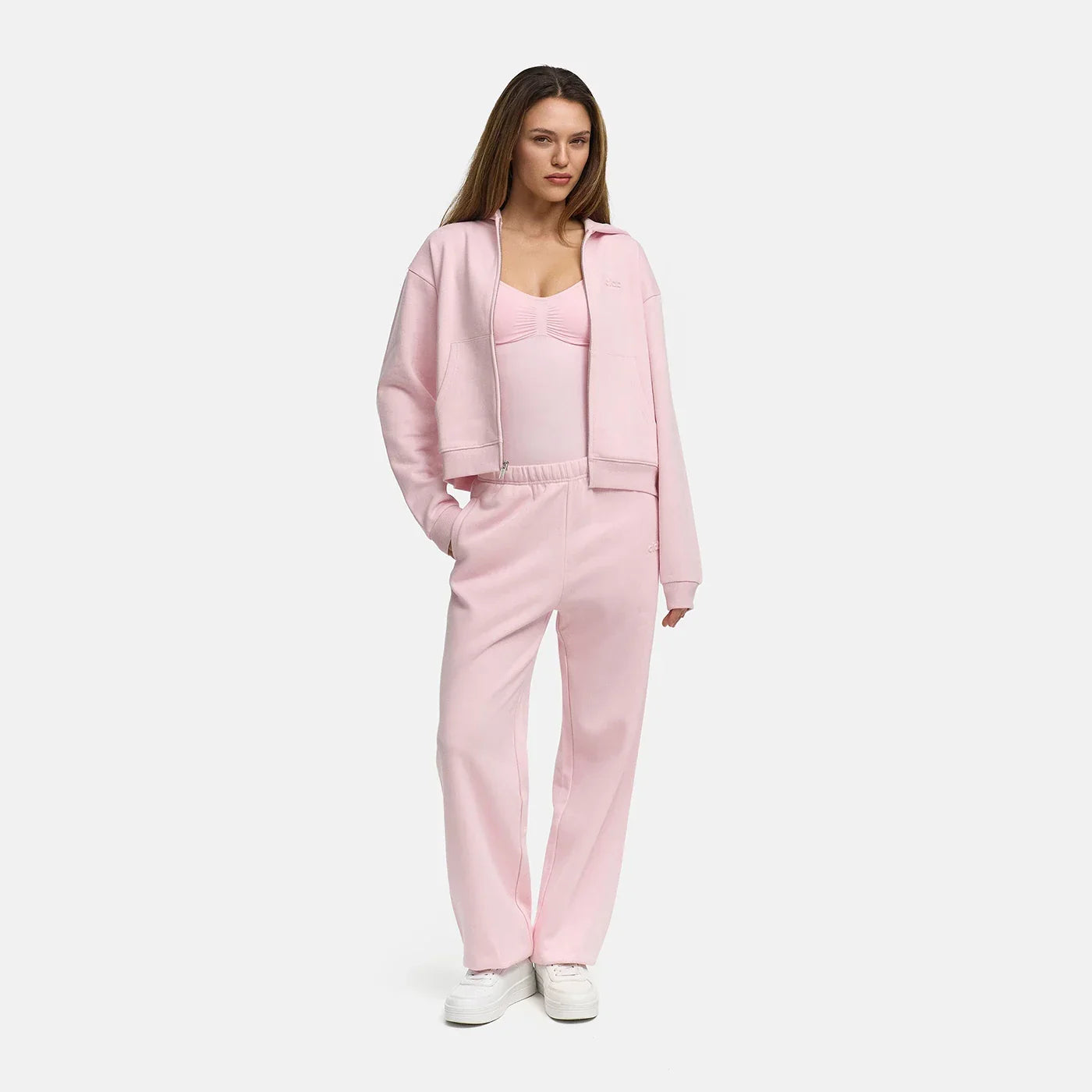 Relaxed fit hoodie met rits voor elke dag