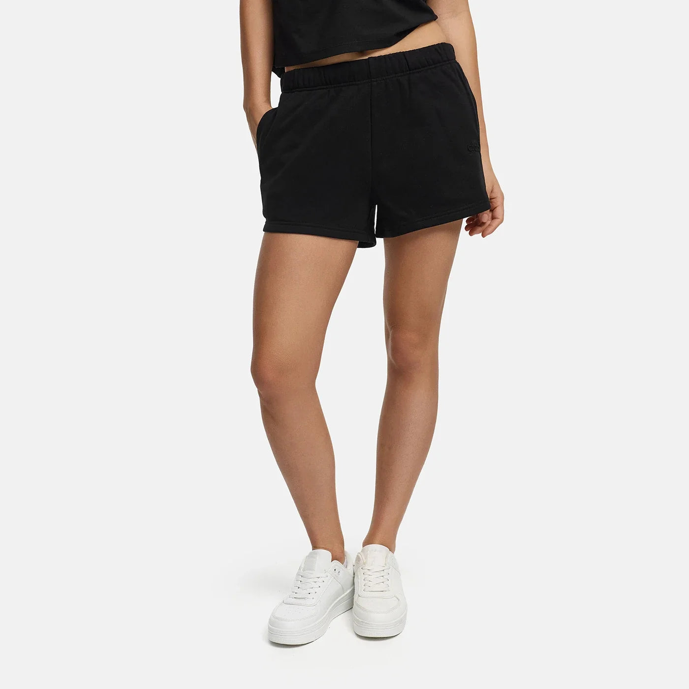 Losse short met elastische tailleband