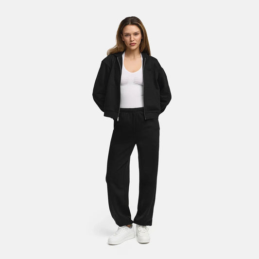 Relaxed fit hoodie met rits voor elke dag