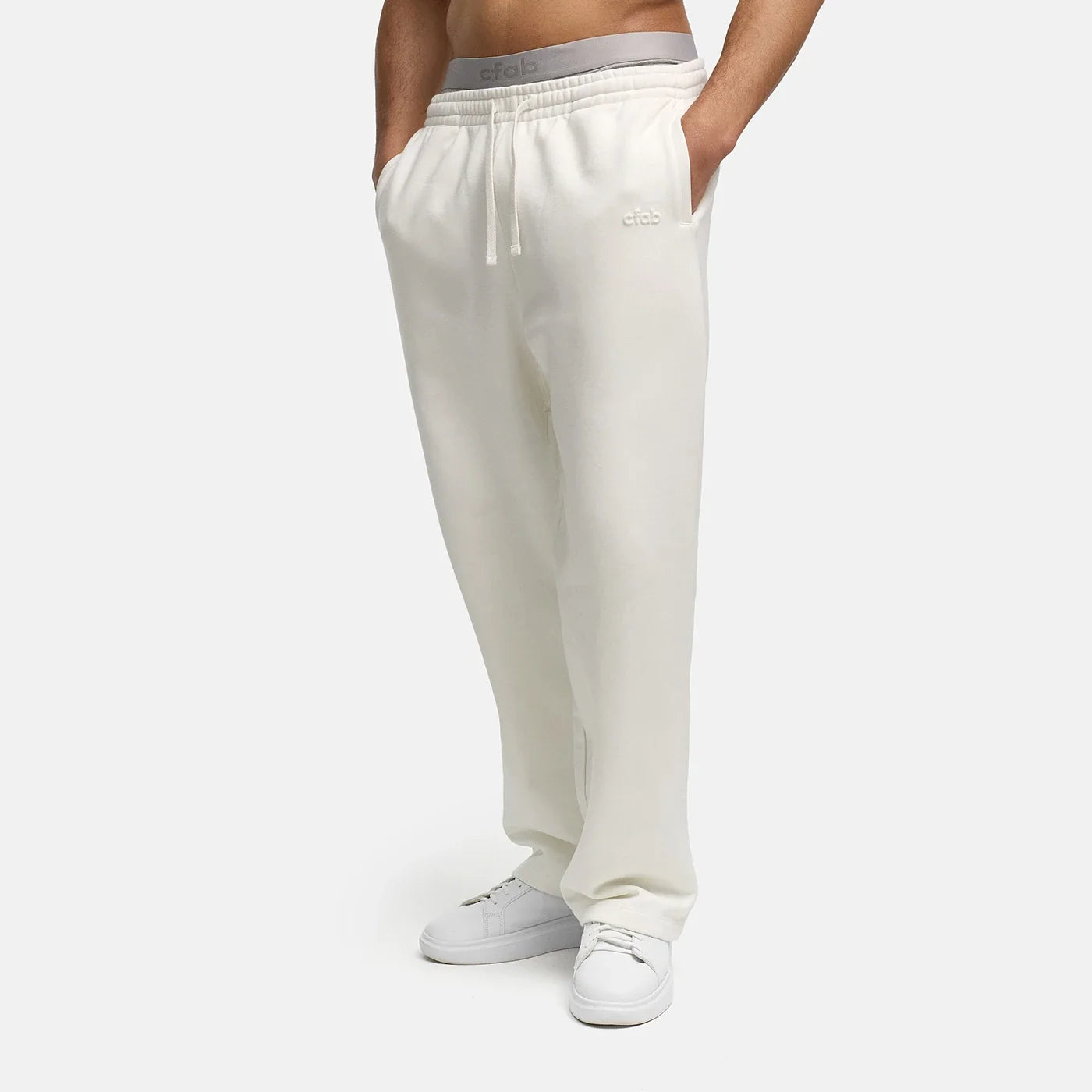 Relaxed fit broek met rechte pijp voor heren
