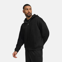 Heren zip hoodie met rits en relaxed fit