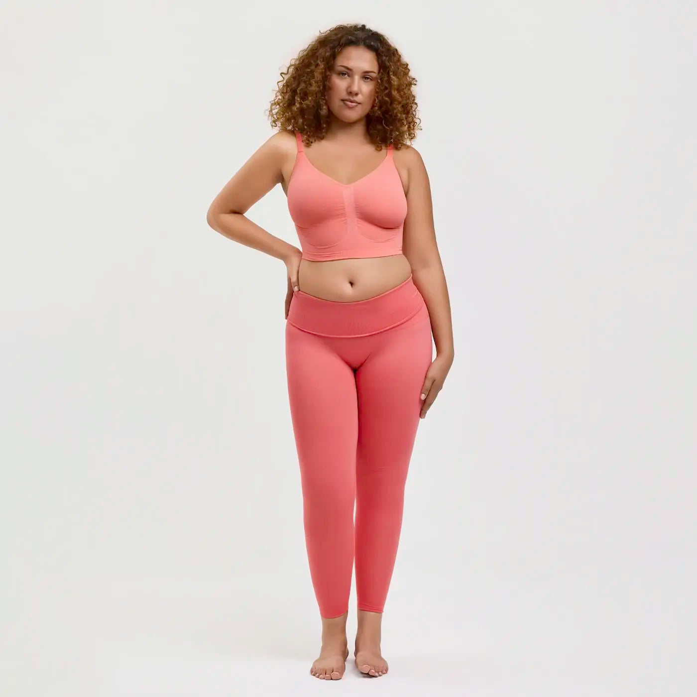 Naadloze shaping legging met hoge band