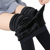 Fluwelen legging met hoge taille – Alice