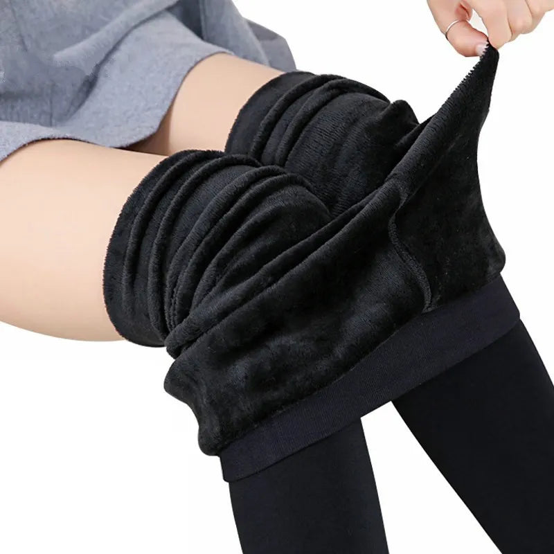 Fluwelen legging met hoge taille – Alice