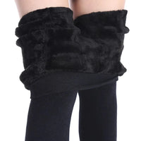 Fluwelen legging met hoge taille – Alice