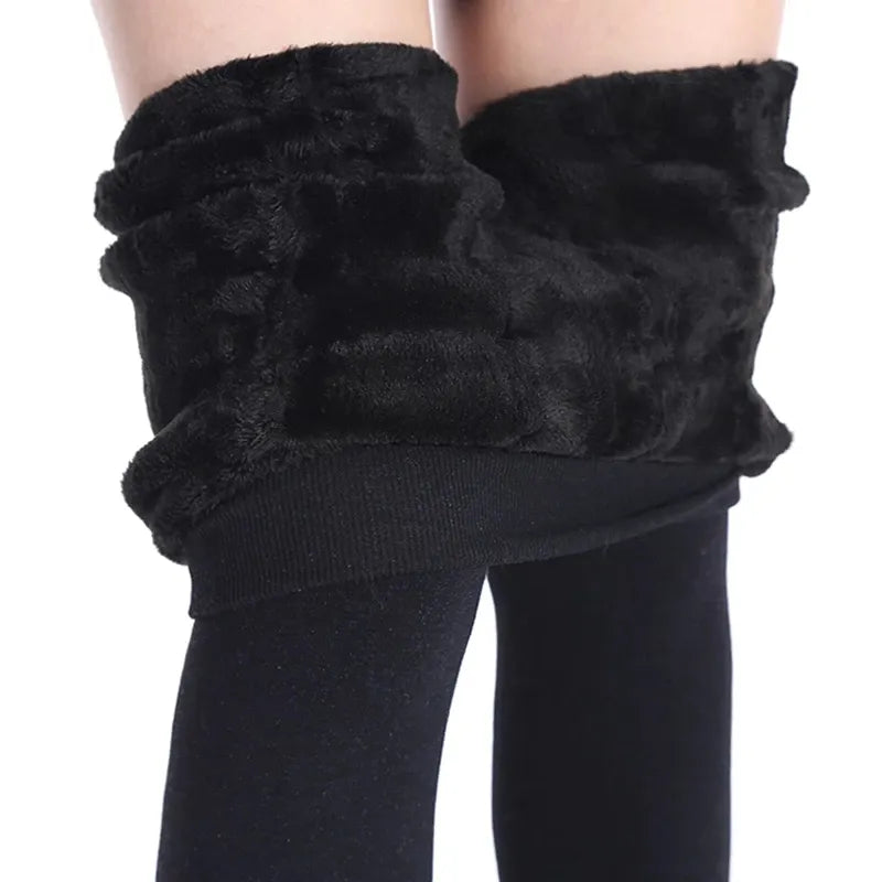 Fluwelen legging met hoge taille – Alice