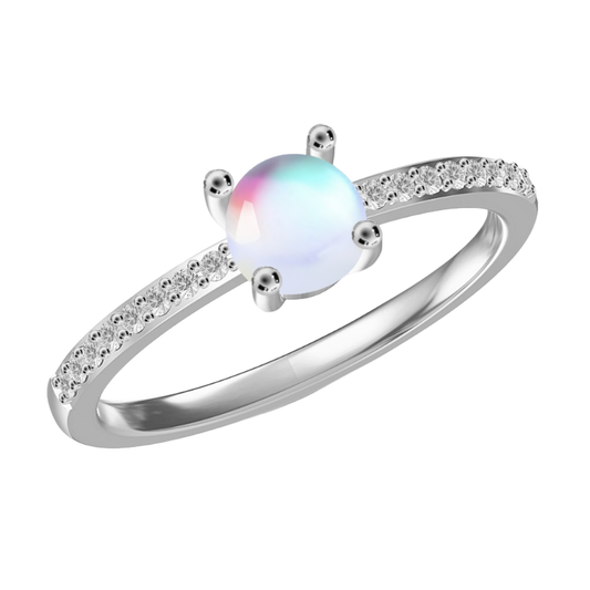 Celeste Maansteen Ring