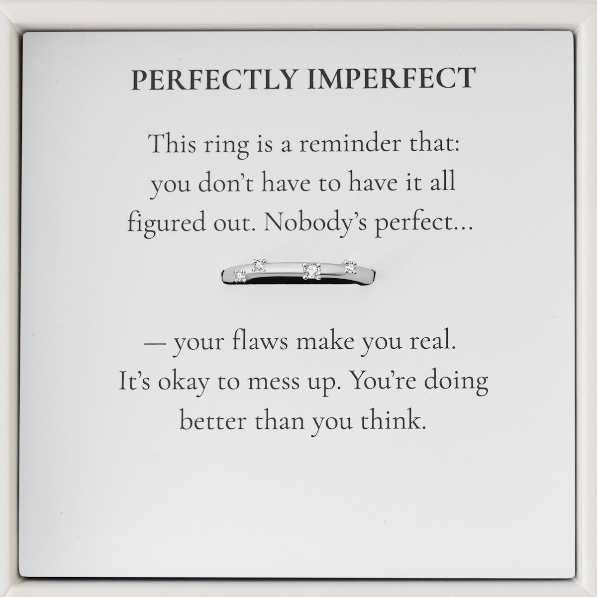 Perfect Onvolmaakt Ring