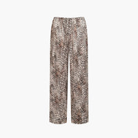 Satijnen pyjamabroek met elastische band