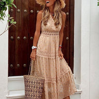 Boho Ibiza Maxi-jurk – Solana