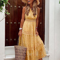 Boho Ibiza Maxi-jurk – Solana