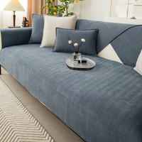 Chenille bankhoes met visgraatmotief – VeluraShield