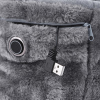 Elektrische USB-sloffen met pluche voering – WarmFeet