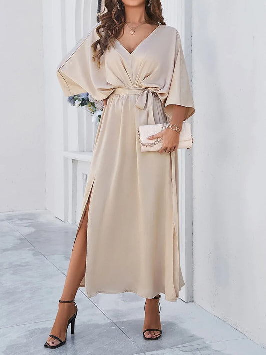 Lentejurk met v-hals – Isabella