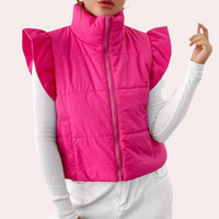 Korte gewatteerde bodywarmer – Romy