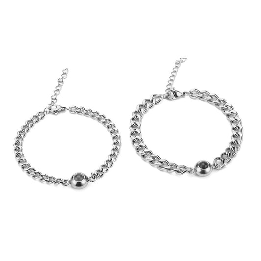 Sterling Zilveren Projectie Armbandenset