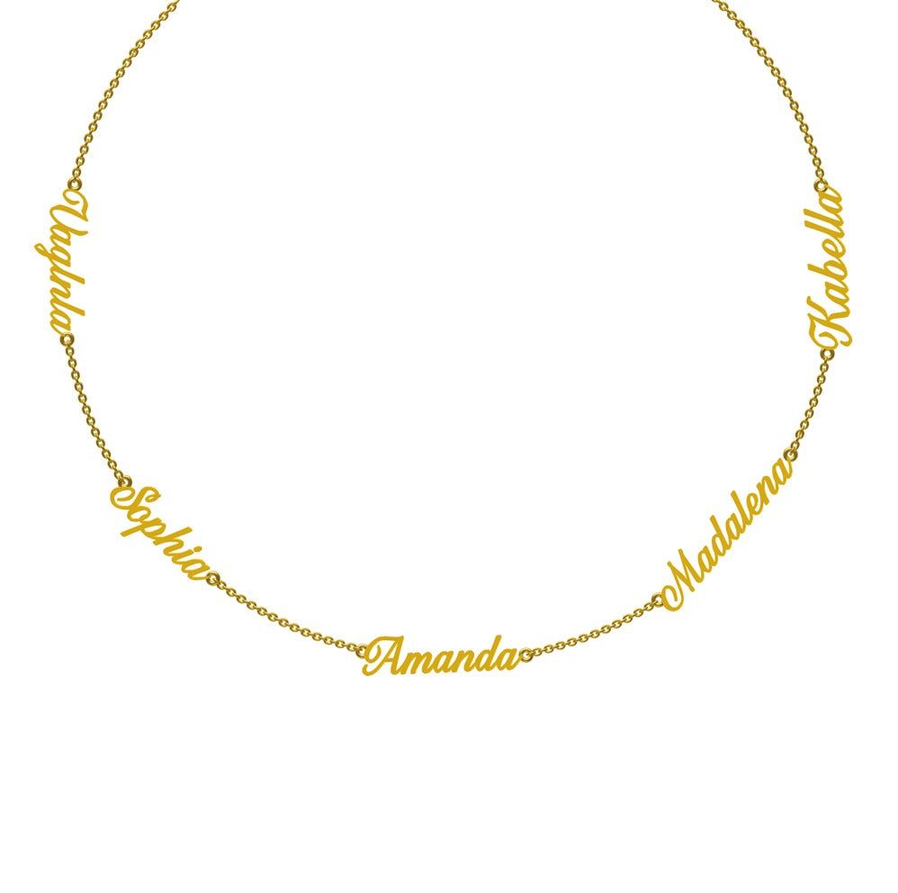 Naamketting met Meerdere Namen