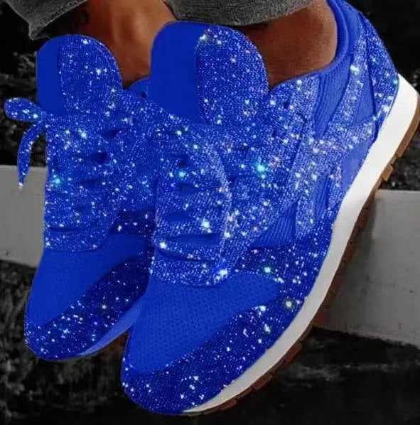 Glitter dames sneakers – Leona