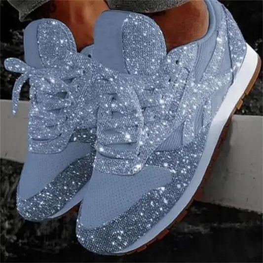 Glitter dames sneakers – Leona