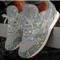 Glitter dames sneakers – Leona